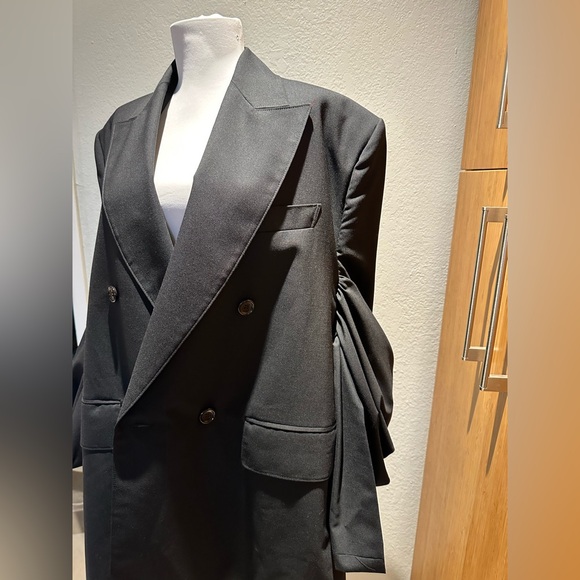 Junya Watanabe for Comme des Garcons Jacket with Ruched Sleeves - Picture 6 of 16